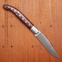 Au Sabot Basque 12cm Pocket Knife Stainless Pinned Violetwood Handle