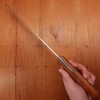 Maniago 7.5" Chef Knife Hand Forged Carbon Cherry Wood Italy ~1960s