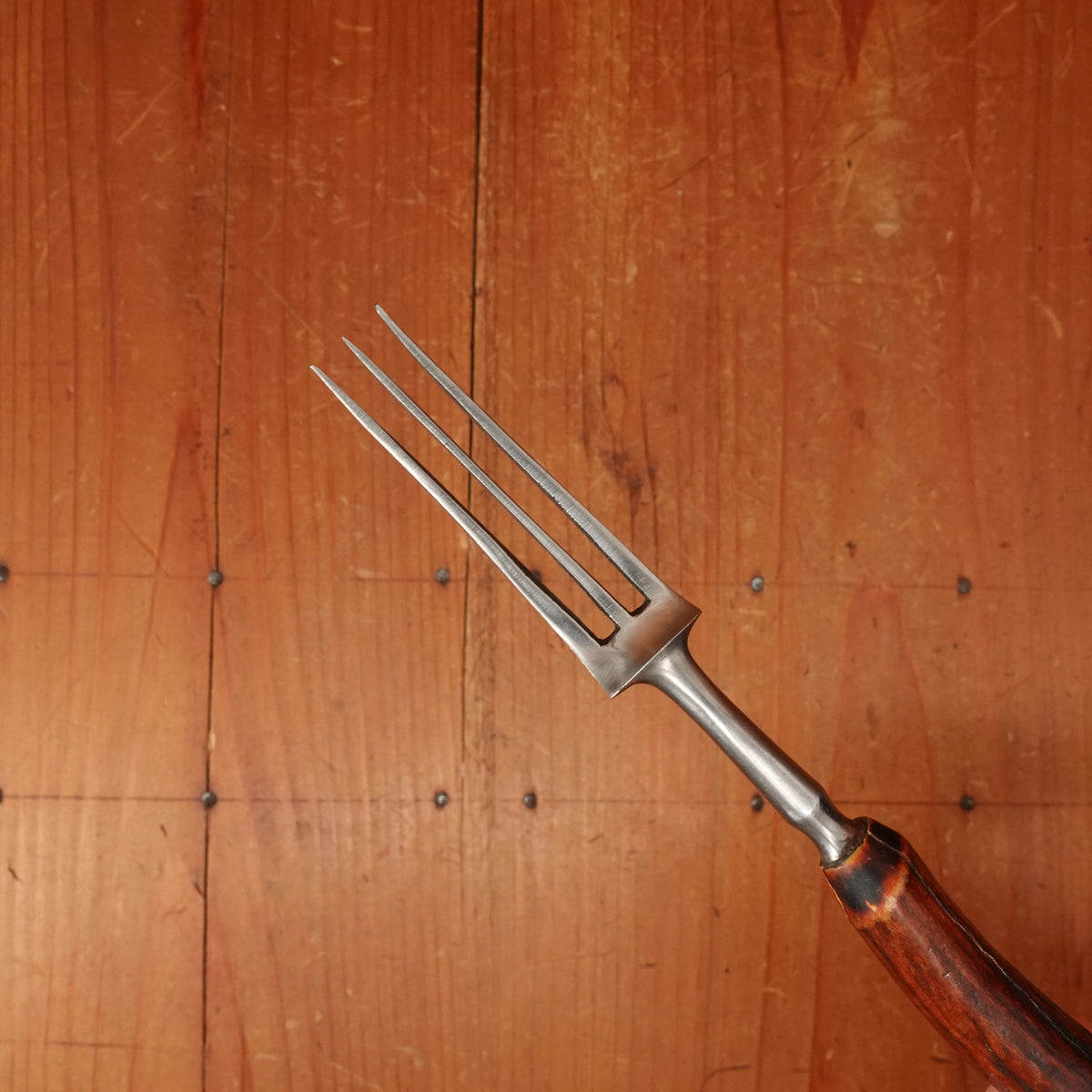 I S Greenberg & Co Table Knife Set "Goffed" Carbon Steel & Stag Sheffield ~1890-1910