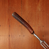 I S Greenberg & Co Table Knife Set "Goffed" Carbon Steel & Stag Sheffield ~1890-1910