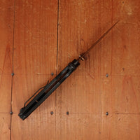 Benchmade 15085BK-2601 Limited Edition Mini Crooked River Clip Point Damasteel Blade Carbon Fiber Handle