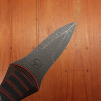 Alma Knife Co. Carolina Shucker N690 Stonewash Red / Black Micarta Handle G10 Spacers