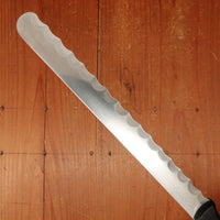 Friedr Herder 8” Serrated Round Nosed Serrated Meat Slicer “Fleiss Schnitt" Constant Series Stainless Steel Solingen 1950s 60s
