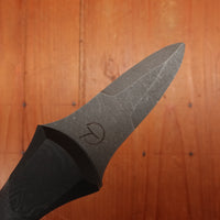 Alma Knife Co. Carolina Shucker N690 Stonewash Black / Grey Micarta Handle