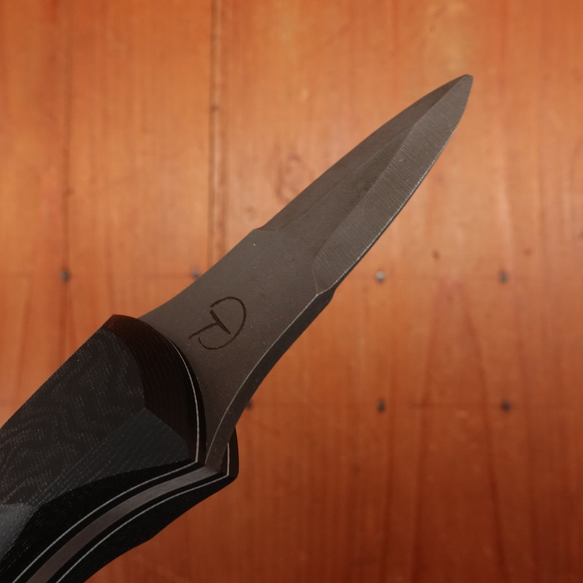 Alma Knife Co. Carolina Shucker N690 Stonewash Black / Grey Micarta Handle