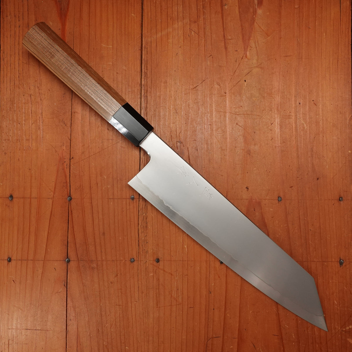 Myojin Naohito 240mm Kiritsuke Gyuto SG2 Stainless Kasumi Teak