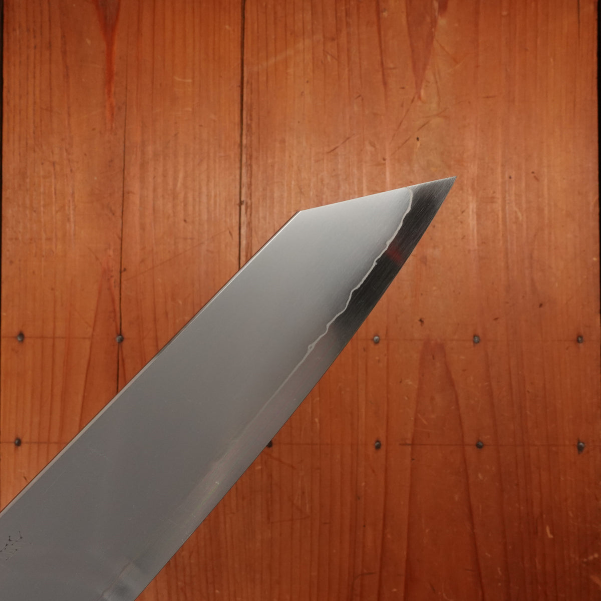 Myojin Naohito 240mm Kiritsuke Gyuto SG2 Stainless Kasumi Teak