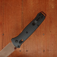 Benchmade 537FE-2601 Bailout CPM-S90V AXIS Lock Taiga Aluminum Handle