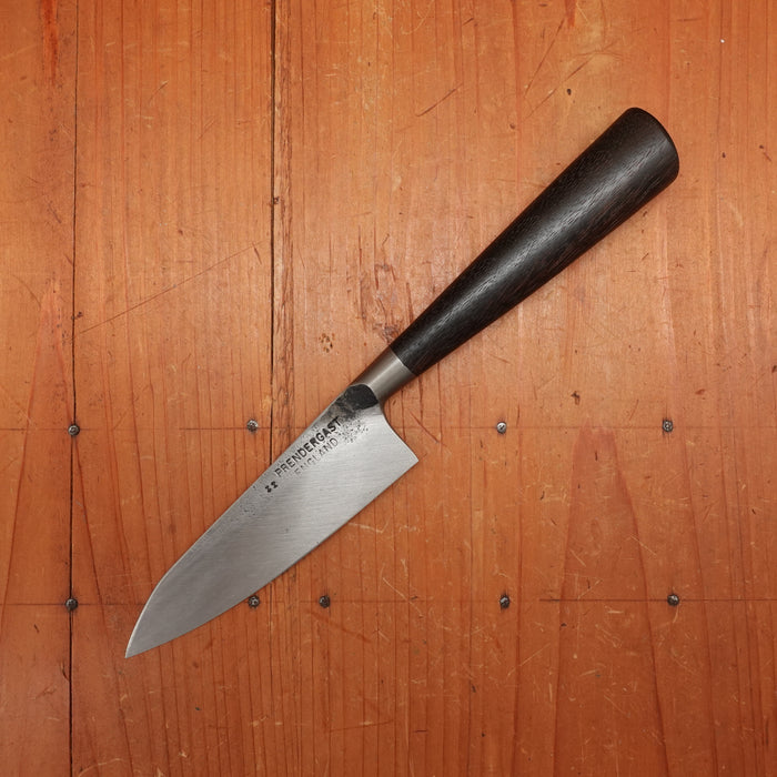 Dan Predergast 115mm Tall Petty / Small Chef Silver Steel Reclaimed Tropical Hardwood no.32