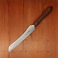 Wheatly Brothers Bread Knife Carved Handle Carbon Steel Sheffield England ~1890-1920