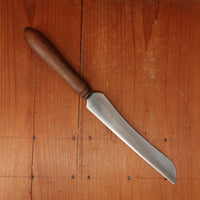 Wheatly Brothers Bread Knife Carved Handle Carbon Steel Sheffield England ~1890-1920