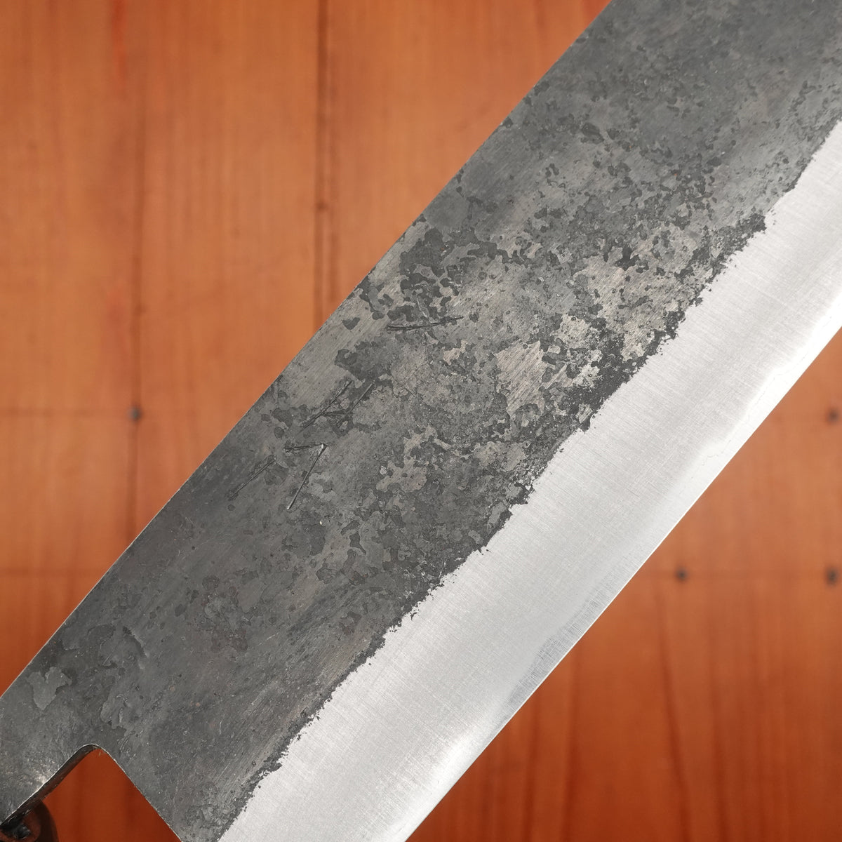 Hitohira Harima 165mm Nakiri Stainless Clad Kurouchi Forged Aogami 2 Walnut Handle