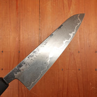 Dan Predergast 190mm Chef Knife Wrought Iron & Silver Steel Bog Oak