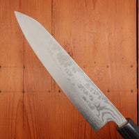 Hitohira Setsu Forged 210mm Gyuto VG-10 Damascus Rosewood