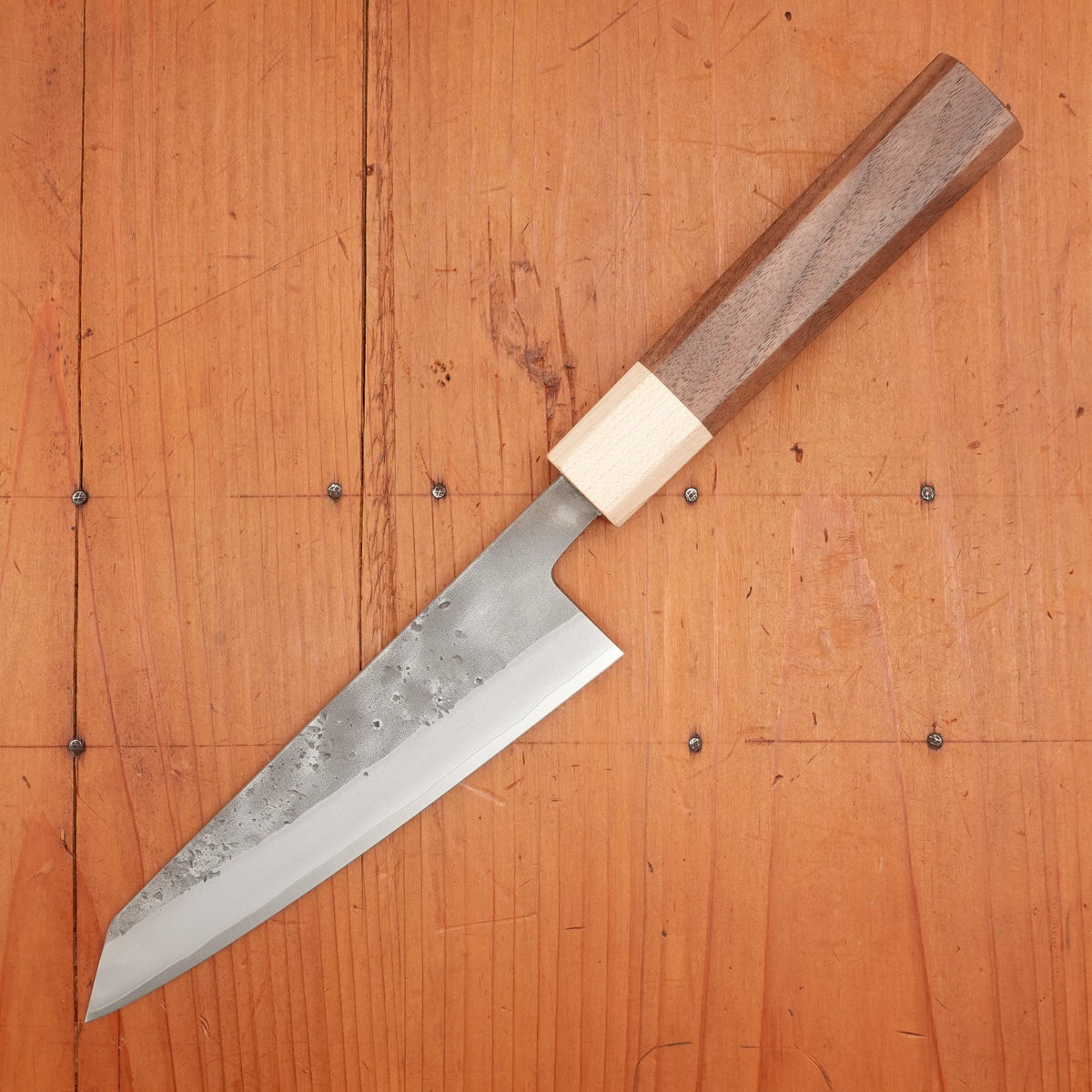 Hitohira TD 150mm Honesuki Kaku SLD Nashiji Walnut Handle Ambidexterous