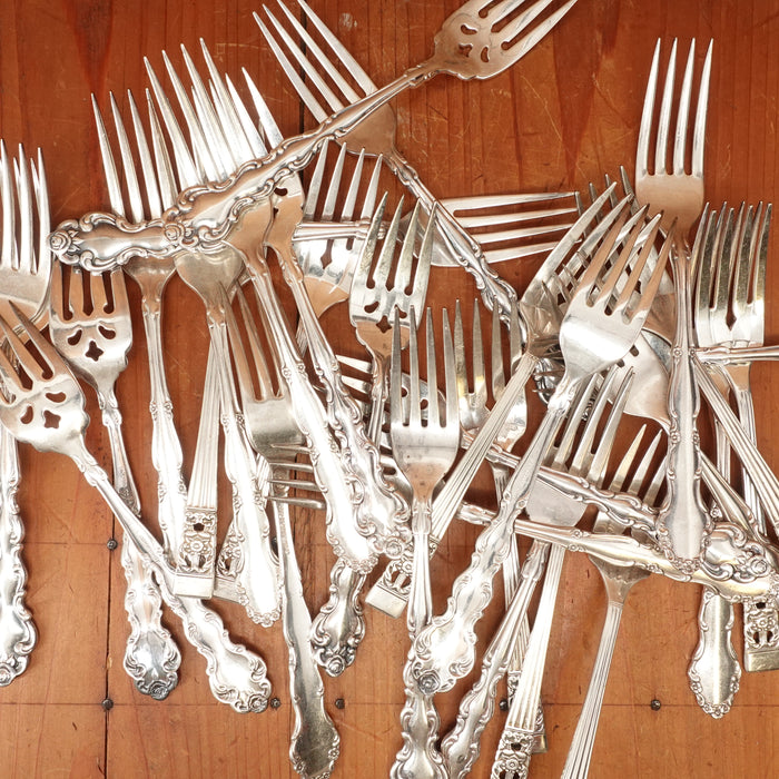 Assorted Vintage Silver Plate Fork (Dessert, Salad or Lunch) 1 Pc