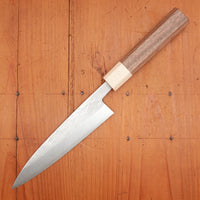 Hitohira TD 165mm Stout Gyuto SLD Tsuchime Walnut Handle