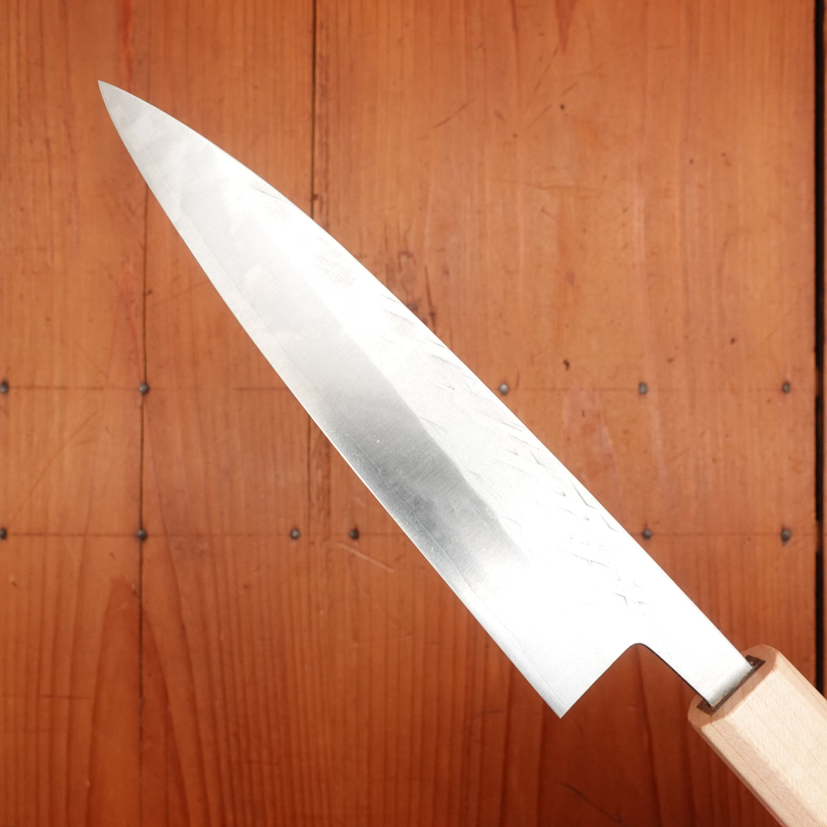 Hitohira TD 165mm Stout Gyuto SLD Tsuchime Walnut Handle