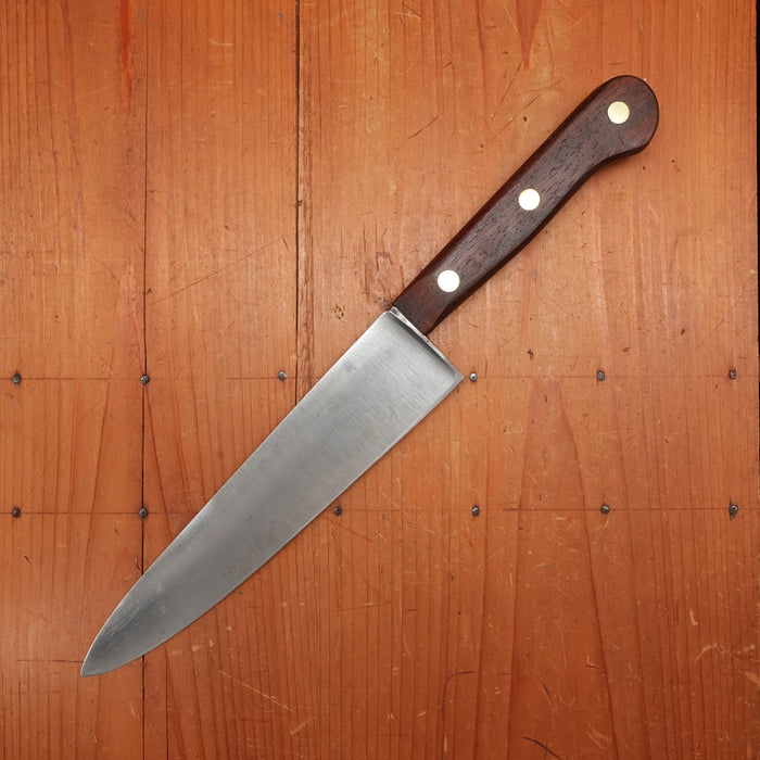Marks Lost Lamson 8.5" Chef Knife Carbon Steel Rosewood USA 1960-80s?