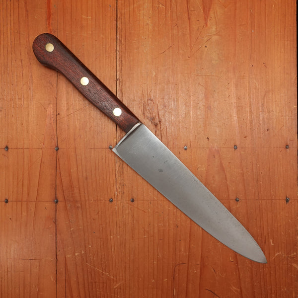 Marks Lost Lamson 8.5" Chef Knife Carbon Steel Rosewood USA 1960-80s?