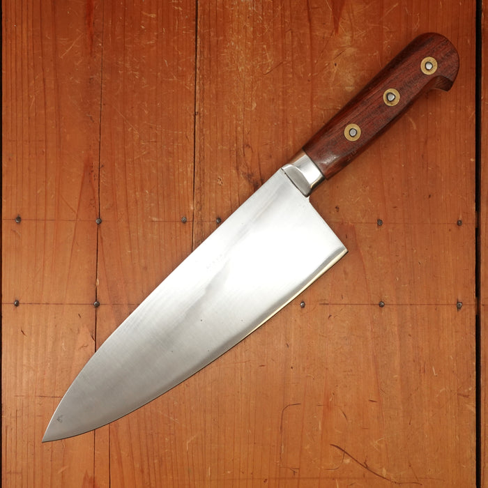 Au Nain 10" Abattre / Lobster Splitter Handforged Carbon Steel Rosewood Rosette Rivets St Remy (Thiers) 1950s-60s