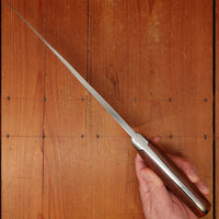 Au Nain 10" Abattre / Lobster Splitter Handforged Carbon Steel Rosewood Rosette Rivets St Remy (Thiers) 1950s-60s