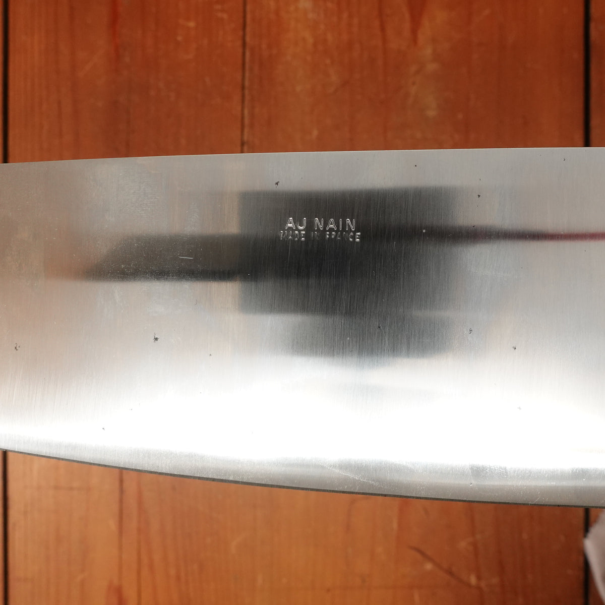 Au Nain 10" Abattre / Lobster Splitter Handforged Carbon Steel Rosewood Rosette Rivets St Remy (Thiers) 1950s-60s