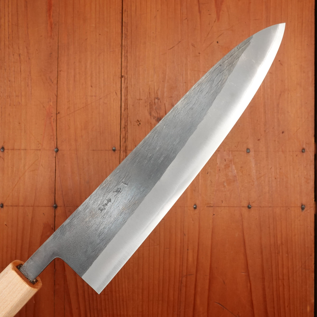 Hitohira TD 210mm Gyuto Stainless Clad Aogami 2 Kurouchi