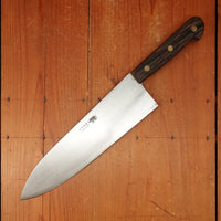 New Old Stock Thiers Issard 25.5cm / 10" Plate-Semelle Abattre Butcher Knife Hand Forged Carbon Brass & Wenge Thiers 1980s-90s ?
