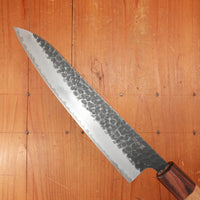 Trade In Masakage Koishi 240mm Gyuto Stainless Clad Aogami Super Tsuchime Kurouchi Cherry