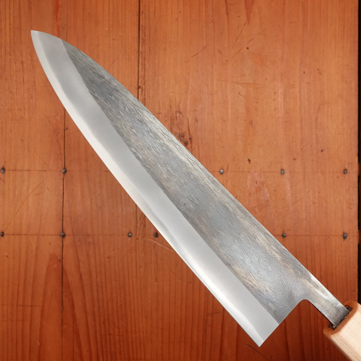 Hitohira TD 210mm Gyuto Stainless Clad Aogami 2 Kurouchi