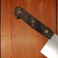 New Old Stock Thiers Issard 25.5cm / 10" Plate-Semelle Abattre Butcher Knife Hand Forged Carbon Brass & Wenge Thiers 1980s-90s ?
