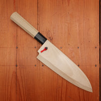 Hitohira Tanaka Manzo 165mm Deba Shirogami 2 Ho Wood with Saya