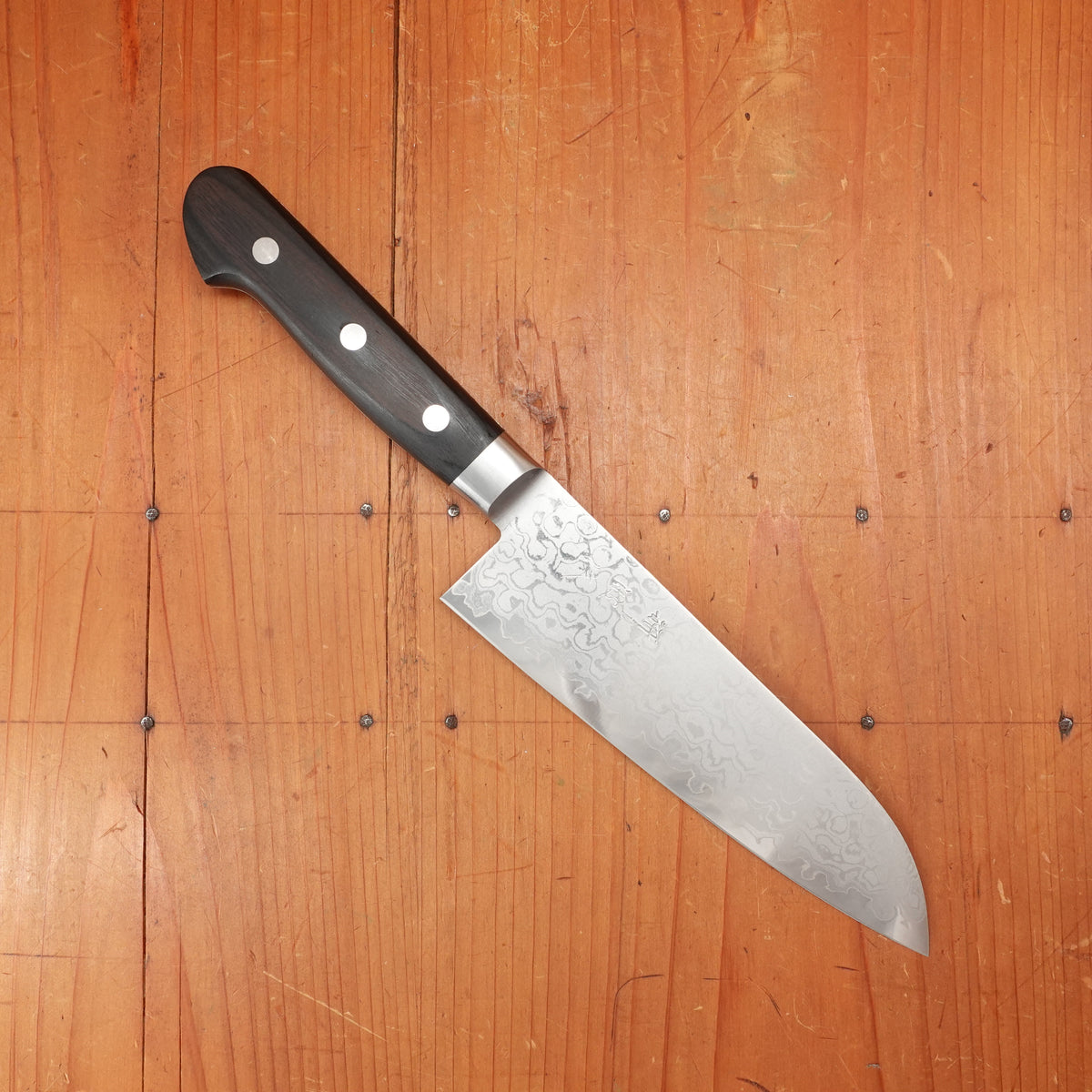 Trade In Togiharu 165mm Santoku Cobalt Stainless Damascus