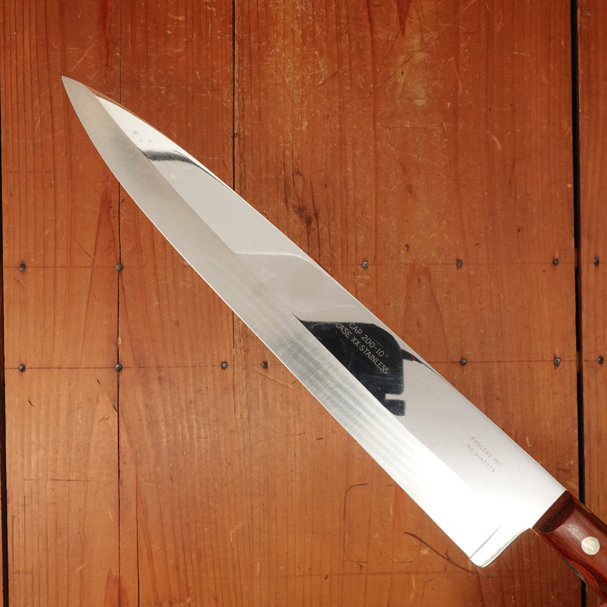 New Old Stock Case XX New Old Stock 10" Chef Knife CAP 200-10"  Stainless Steel USA 1960s-70s
