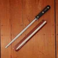 New Old Stock Maxime Girard Sabatier 10" Honing Rod Stainless France 1970s