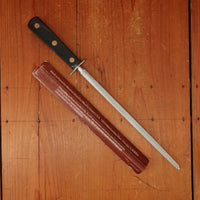 New Old Stock Maxime Girard Sabatier 10" Honing Rod Stainless France 1970s