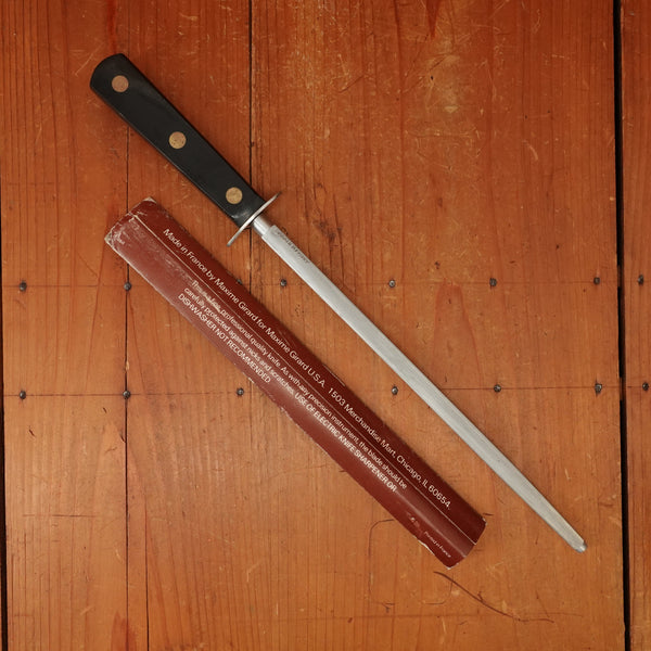 New Old Stock Maxime Girard Sabatier 10" Honing Rod Stainless France 1970s