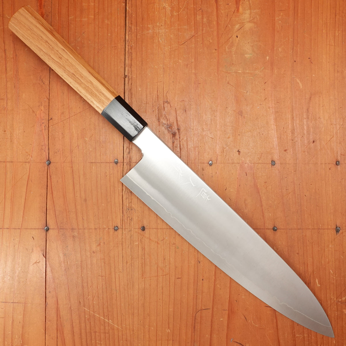 Trade In Myojin Riki Seisakusho 240mm Gyuto Cobalt Special Stainless Bubinga Handle