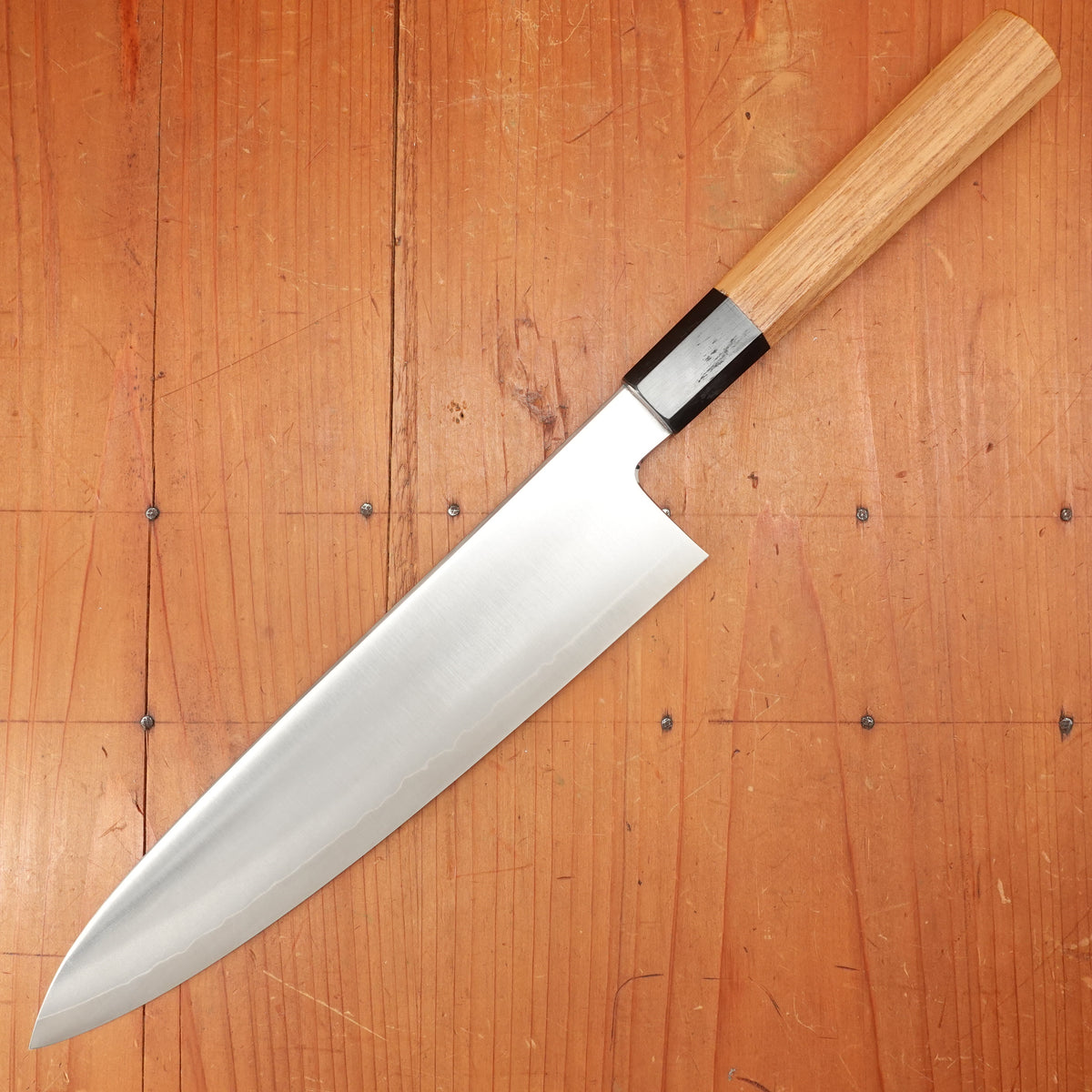 Trade In Myojin Riki Seisakusho 240mm Gyuto Cobalt Special Stainless Bubinga Handle