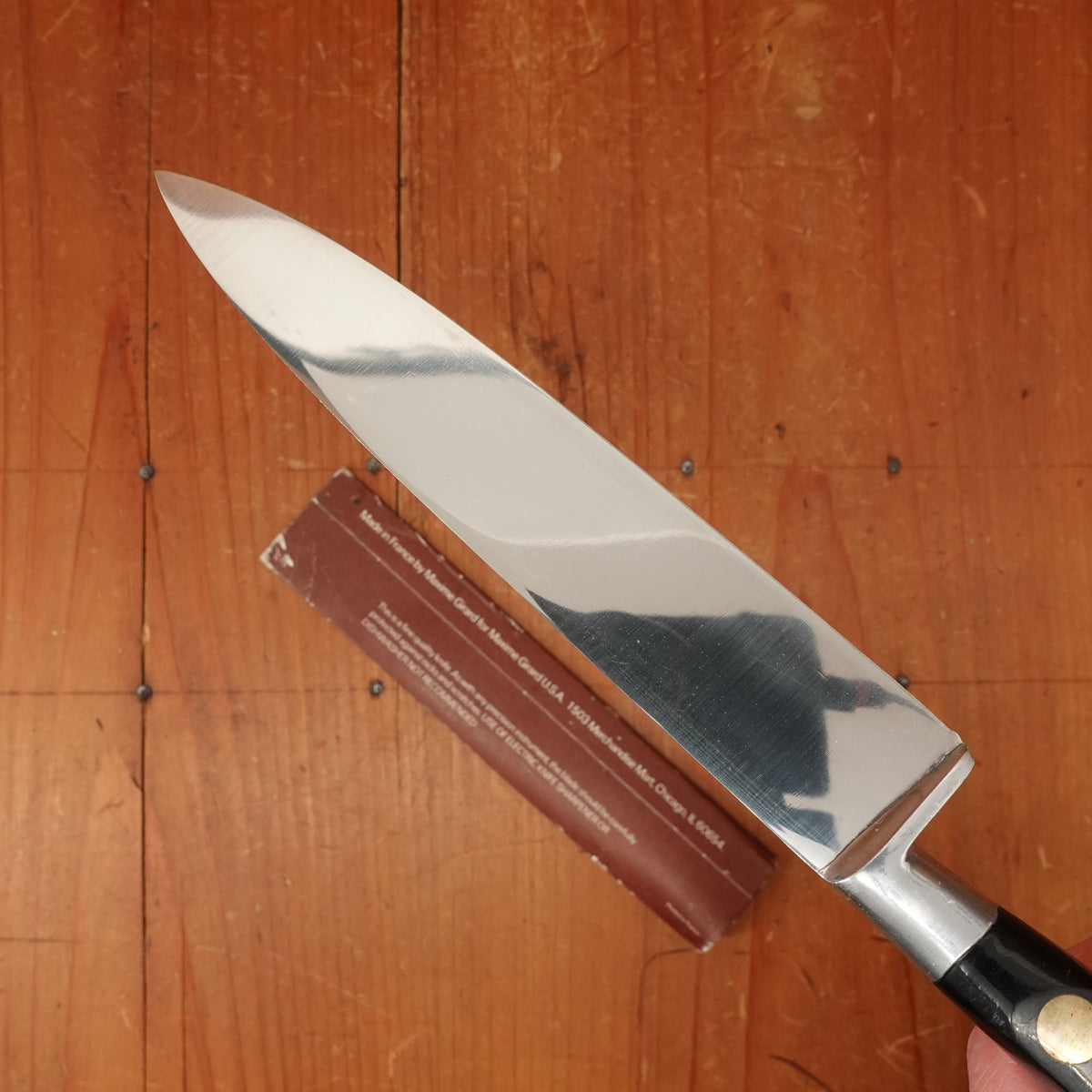 New Old Stock Maxime Girard Sabatier 6" Chef Stainless France 1970s