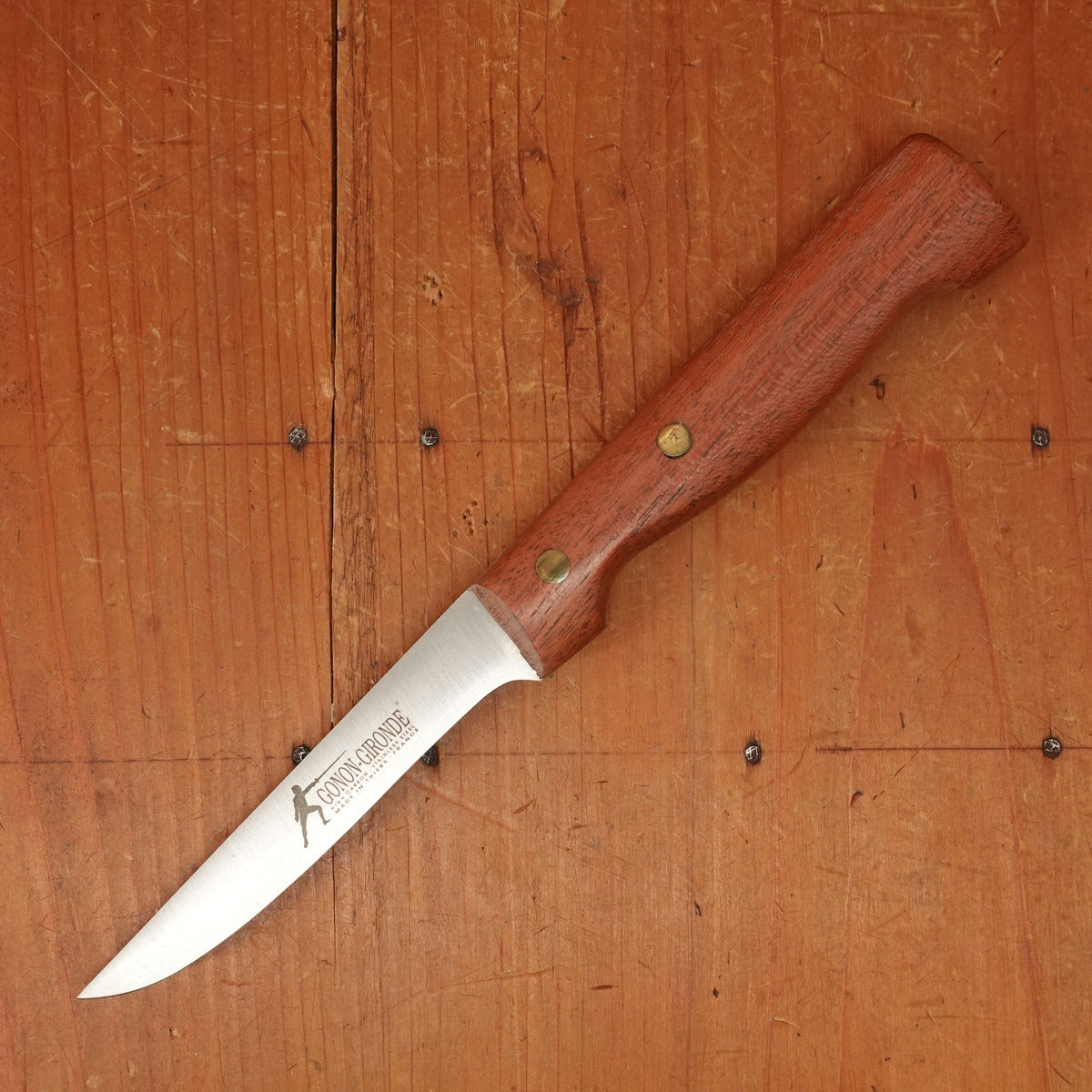 New Old Stock Gonon Gironde 4" Saigner Boning Stainless Rosewood Thiers 1990s-2010s