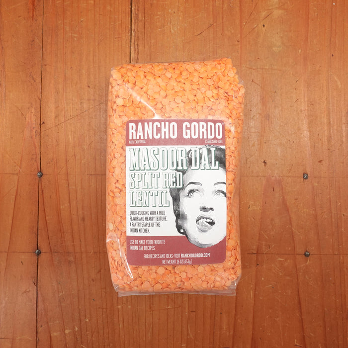 Rancho Gordo Masoor Dal (Split Red Lentils) - 1Lb