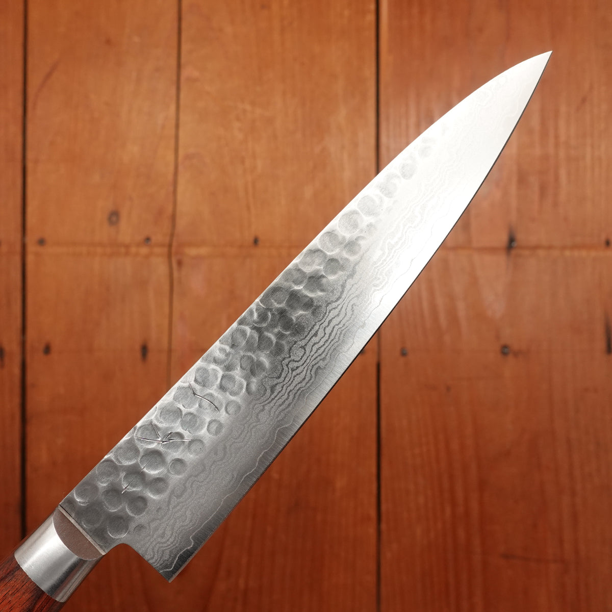 Hitohira HG 140mm Petty Stainless Tsuchime Damascus