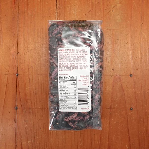 Rancho Gordo Scarlet Runner Beans - 1lb