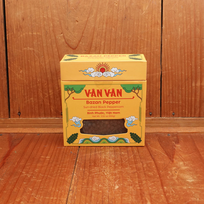 Van Van Bazan Pepper - Single Origin Vietnamese Black Peppercorns - 100g