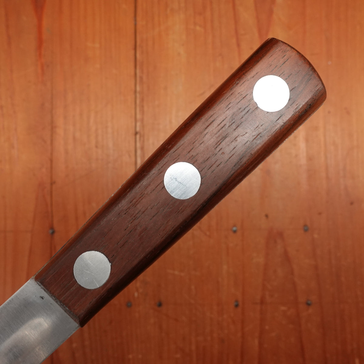 Unmarked 6" Sticking Knife Carbon Steel & Rosewood / Palissander USA 1930s-50s?