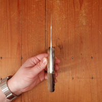 Pallares Busa 10cm Drop Point Stainless Steel Friction Lock Dark Ram Horn Handle