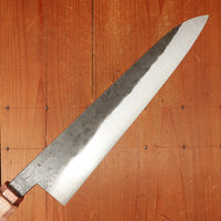 Rolin Knives 225mm Gyuto 52100 Kurouchi Stabilized Curly Maple Copper