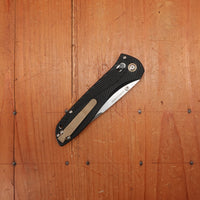 Benchmade 710-25 Seven | Ten Recurve Drop Point CPM-S90V AXIS Lock 6061-T6 Black Aluminum